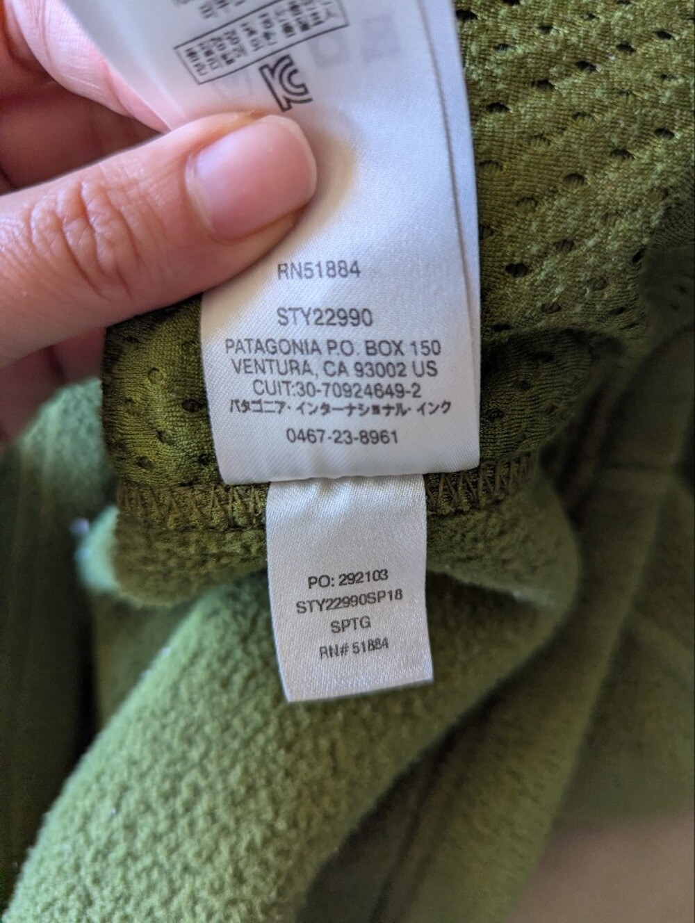 Patagonia Green Synchilla Fleece Jacket Mens XL - Picture 8 of 10